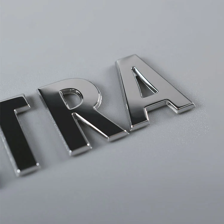 3 ডি ধাতব প্লেট স্টিকার