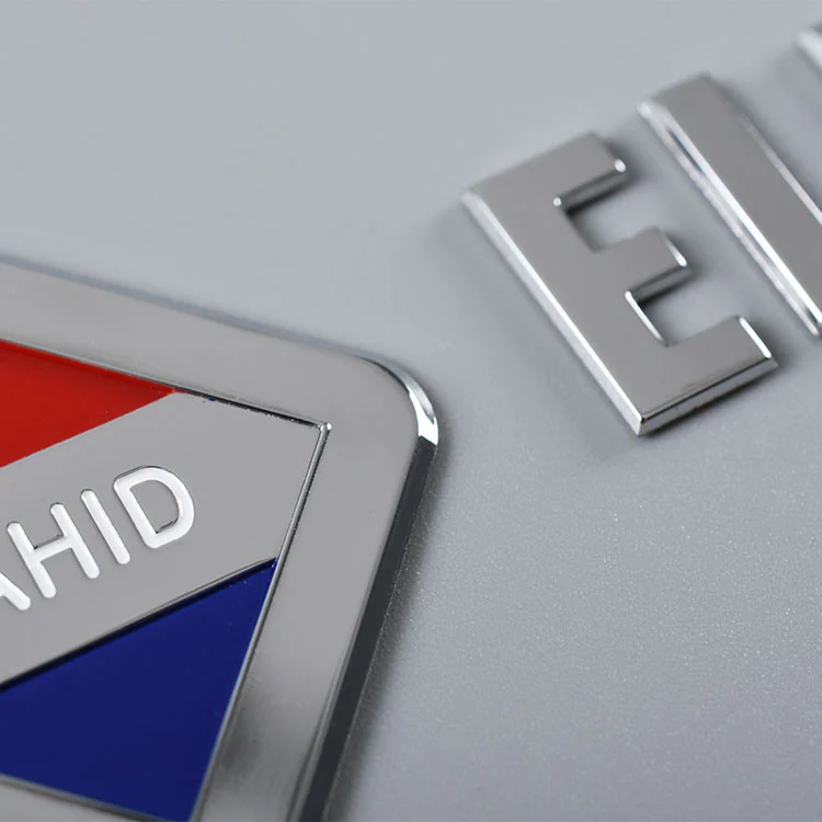 3 ডি ধাতব প্লেট স্টিকার